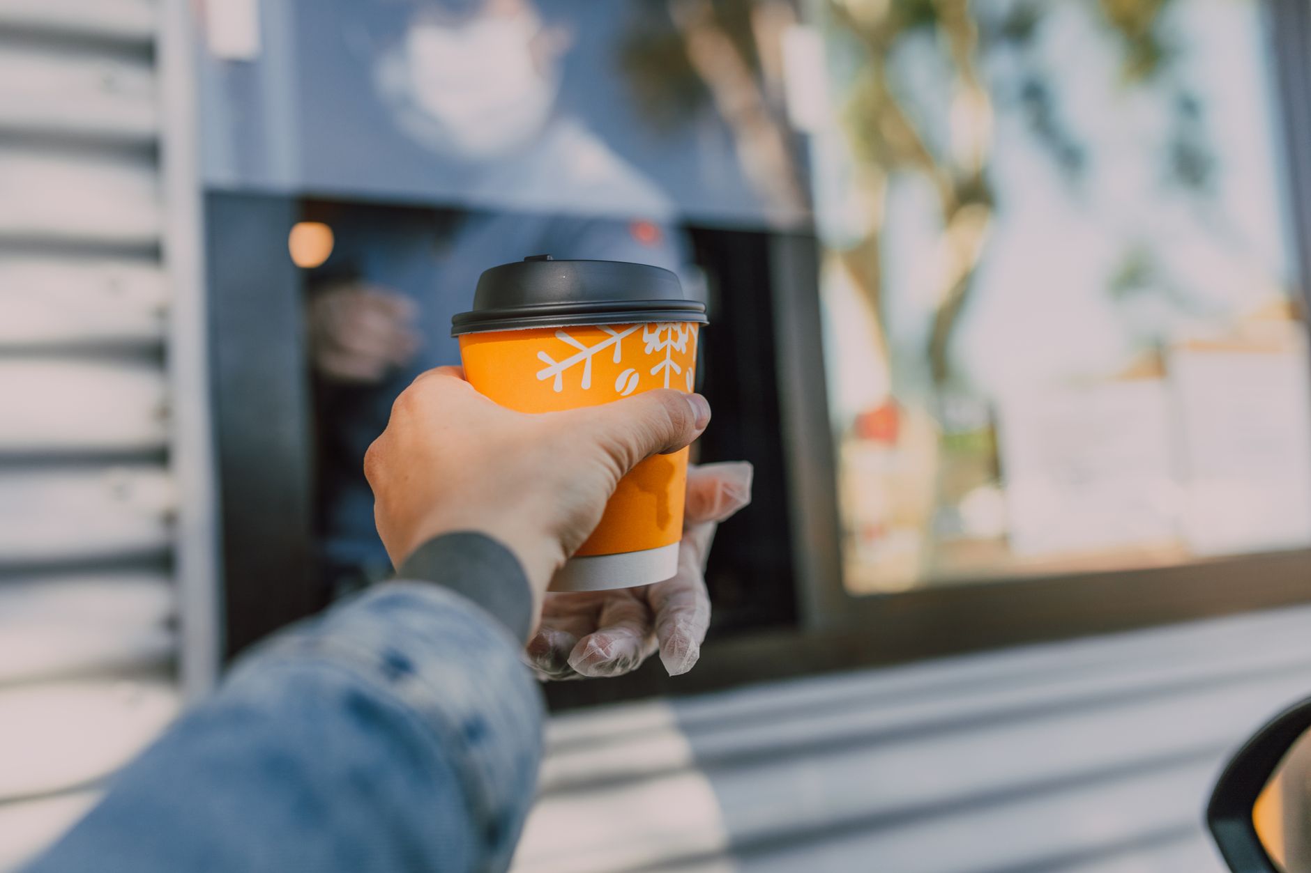 ordering hot drink